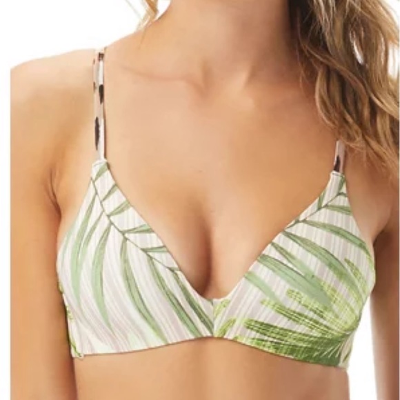 Vince Camuto Other - Vince Camuto Palm leaf Molded Bikini Swim Top